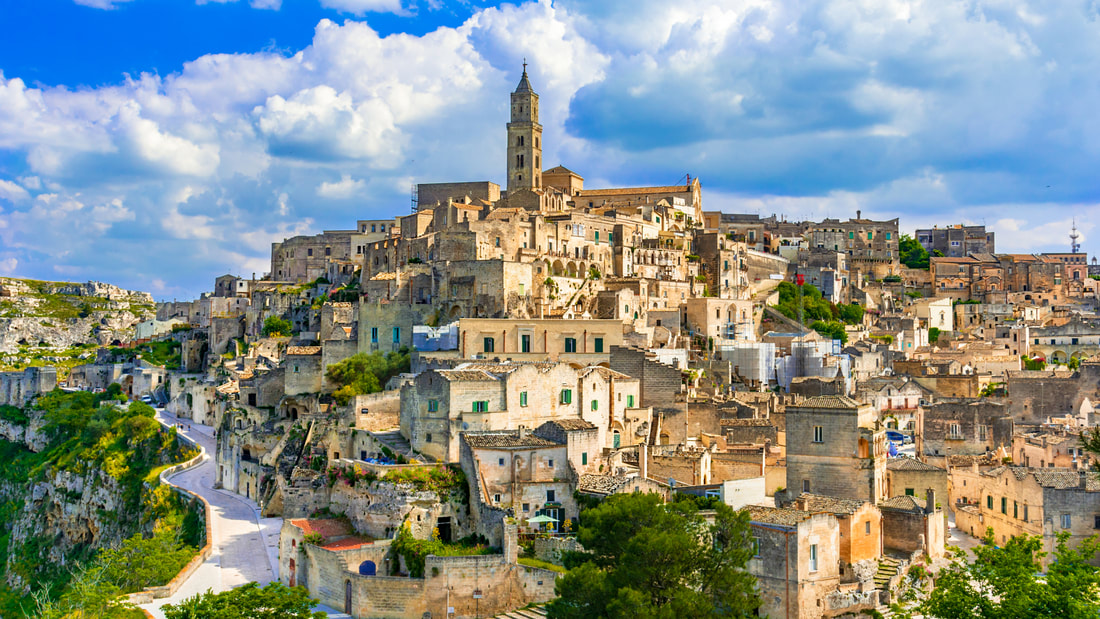 The Sassi of Matera by day, UNESCO World Heritage Site