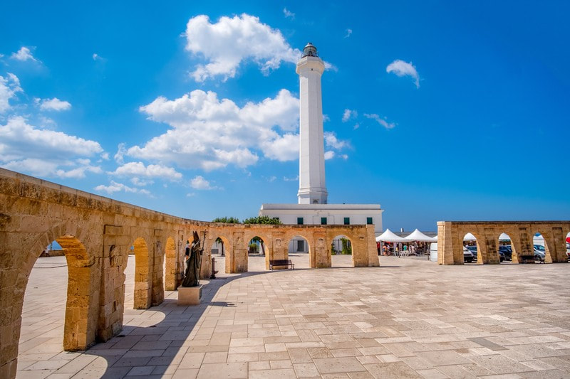 The lighthouse of Santa Maria di Leuca