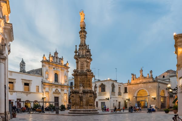 The baroque centre of Nardò in Salento