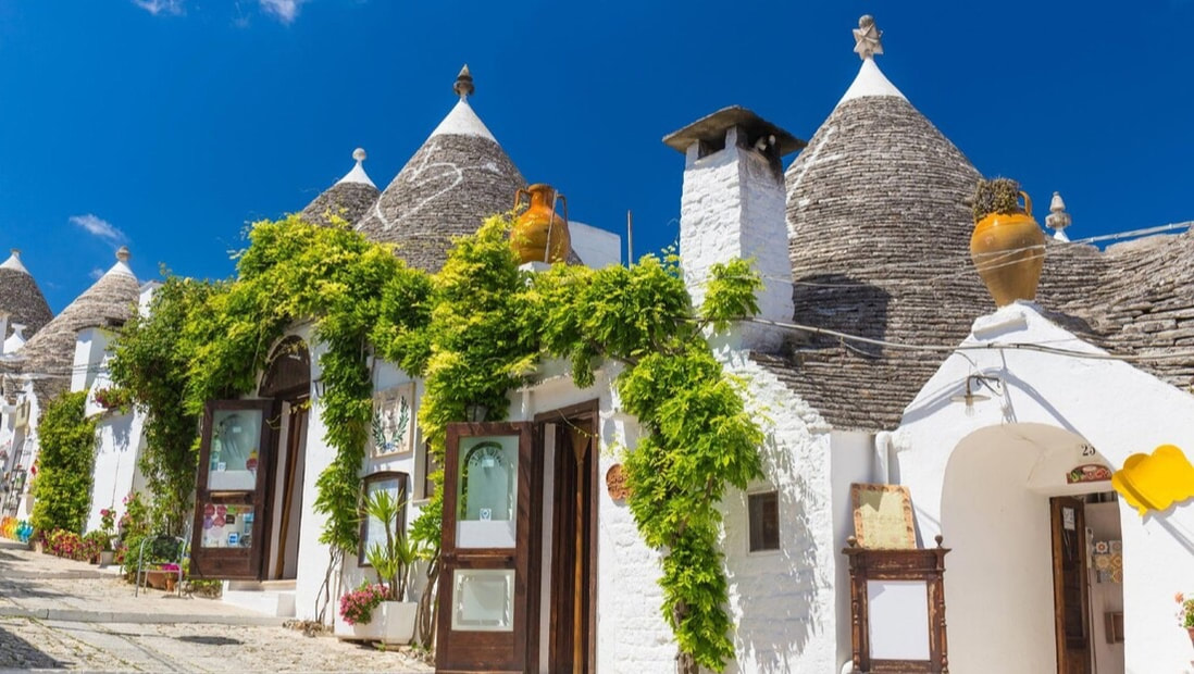 The trulli of Alberobello, UNESCO World Heritage Site in the Itria Valley