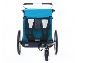 Thule Coaster two-seat child bike trailer