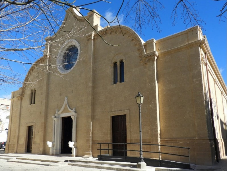 The mother church of Mottola, the hilltop town above the Gulf of Taranto