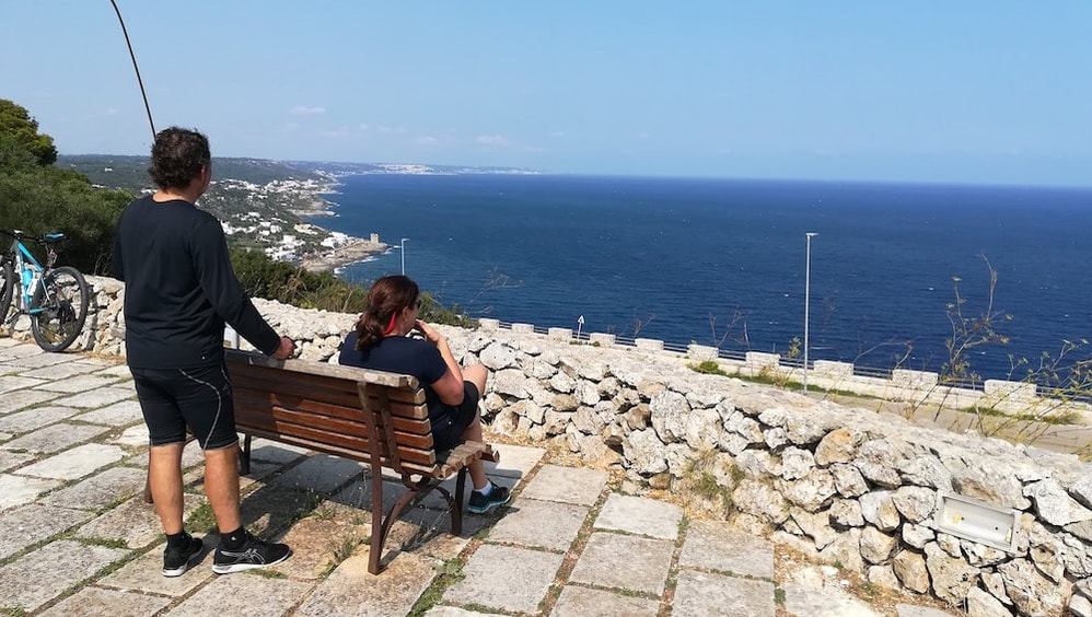 The Adriatic coast of Salento between Leuca and Otranto