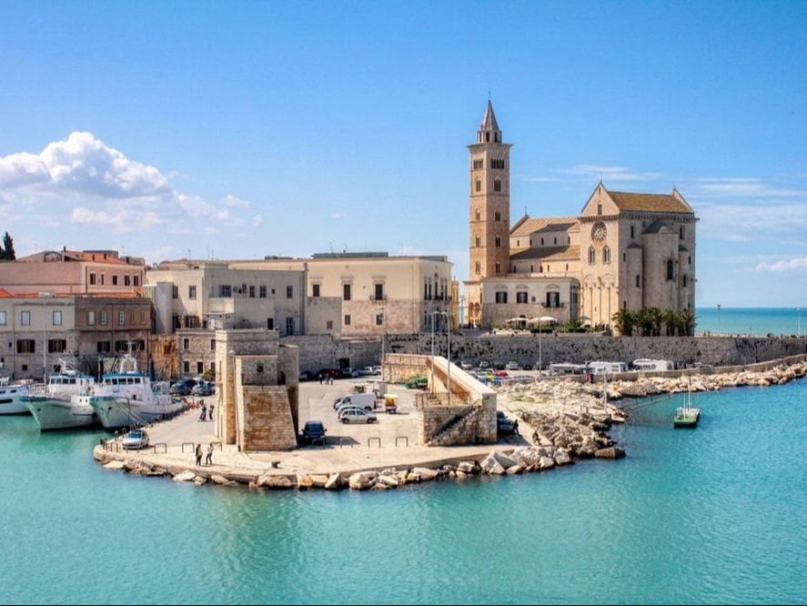 Trani Cathedral overlooking the Adriatic Sea